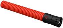 Труба гофрированная двустенная ПНД d=40мм красная (100м) | код CTG12-040-K04-100-R | IEK